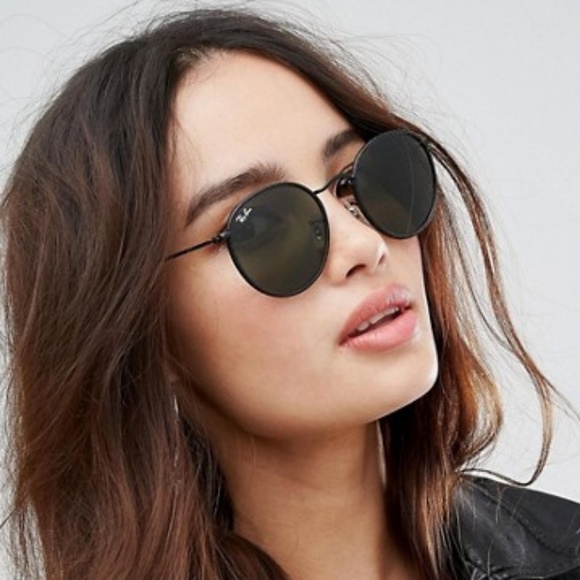 ray ban round black
